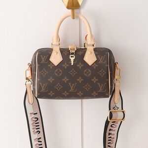 Louis Vuitton Mini Bag in Brown Monogram with Tan Accents